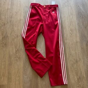 Gucci X Adidas straight red color pants